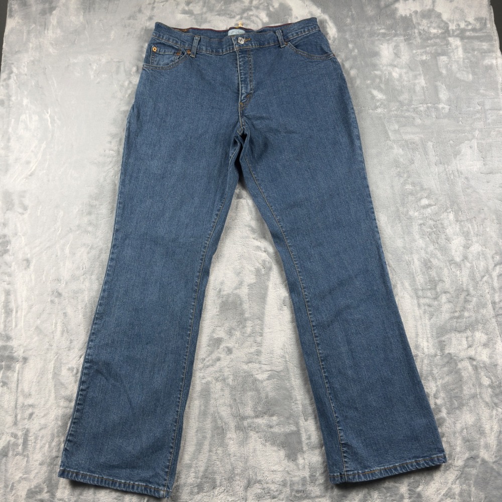 Levis 550 Relaxed Boot Cut Jeans Womens 14M Blue Denim Medium Wash Mid Rise